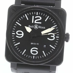 ベル＆ロス Bell＆Ross BR03-92 アヴィエーション デイト 自動巻き メンズ _791452【ev10】