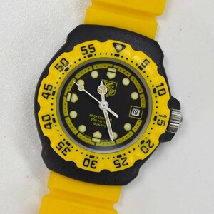 1円 可動品 腕時計 タグホイヤー TAG HEUER フォーミュラ1 380.508 クォーツ レディース ブラック 同梱不可