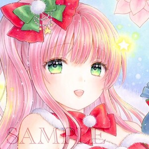 オリジナル手描きイラスト＊クリスマス＊B5サイズ