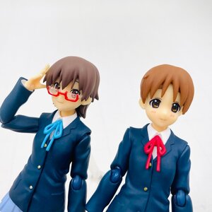 難あり中古品 マックスファクトリー figma 004 005 けいおん 平沢憂 真鍋和 制服ver. 2種セット