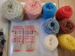 フェアアイルニットの指出し手袋 三國万里子 ミクニッツ miknits