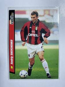 DS calcio 2000 BARE CARD rookie SHEVCHENKO NO.158 カルチョ2000シェフチェンコ ルーキー ACミラン 