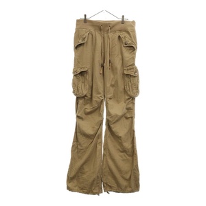 goa ゴア Parachute Cargo Pants リネン混パラシュートカーゴパンツ ベージュ 35125044