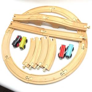 ☆知育玩具 LILLABO Basic Train Set リラブー IKEA イケア 電車 汽車 列車 木製レール 木製玩具 木のおもちゃ ホビー 現状品 ☆N80536