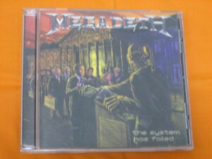 ♪♪♪ メガデス Megadeth『 The System Has Failed 』輸入盤 ♪♪♪