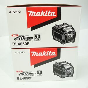 104【未使用】makita マキタ BL4050F 40Vmax 5.0Ah リチウムイオンバッテリー 2点セット