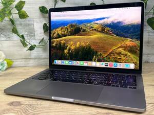 【良品♪】Apple MacBook Pro 2020【Core i7(1068NG7)2.3GHz/RAM:16GB/SSD:512GB/13.3インチ]Sonoma スペースグレー 動作品