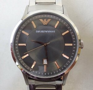 ◎ EMPORIO ARMANI エンポリオアルマーニ AR-2514 メンズ QZ デイト 箱付き 腕時計 クォーツ カレンダー