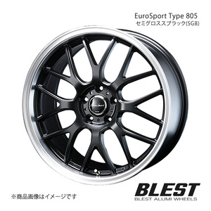 EuroSport Type 805 CX-7 ER3P アルミホイール 4本セット 【19×7.5J 5-114.3 +50 セミグロススブラック(SGB)】