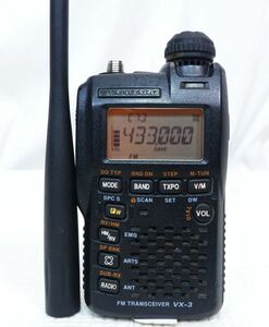 STANDARD　VX-3　144／430　小型ハンディ　広帯域受信　新スプリアス適合