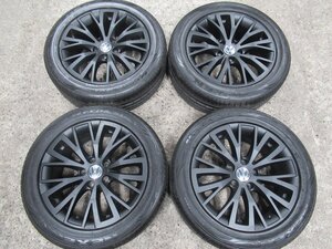 シャラン　VOLKSWAGEN 純正17X7J+39 5/112 Sharan　【マッドブラック塗装 】225/50R17　NEXEN N-FERA SU4　2024年製　9.5分山　バランス済