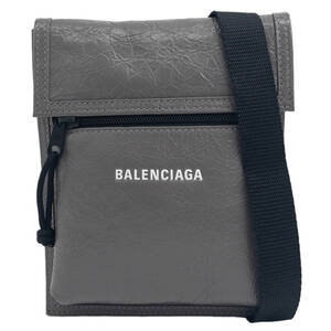 バレンシアガ BALENCIAGA 655982 1VG7X 1404 エクスプローラー ショルダーバッグ クロスボディ ダークグレー メンズ ユニセックス 