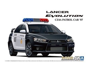 アオシマ ザ・パトロールカー No.SP 1/24 ミツビシ CZ4A ランサーエボリューションX パトロールカー 