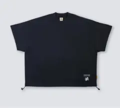 SEESEE SUPER BIG DRAWSTRINGS SS TEE NAVY