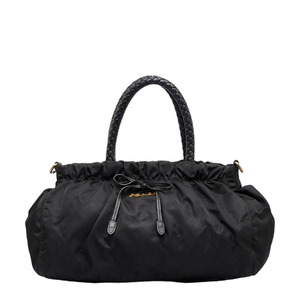 プラダ ハンドバッグ BN1631 ブラック ナイロン レディース PRADA 【中古】