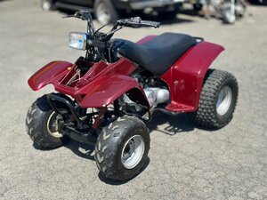 ●エンジン実働! 絶好調! YAMAHA ヤマハ YF80 80cc レーサー 競技用車両 バギー 四輪バギー ATV オフロード 札幌発 再