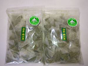 【送料無料】★深蒸し掛川茶　１番茶使用　ティーバッグ１００包（50×２袋）　水でもお湯でも簡単