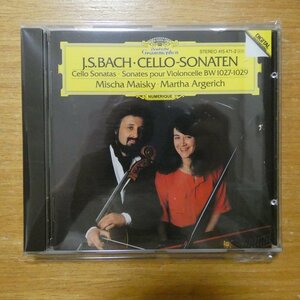 41102458;【CD/西独盤/蒸着仕様】MAISKY, ARGERICH / BACH: CELLO-SONATEN BWV1027-1029(4154712)