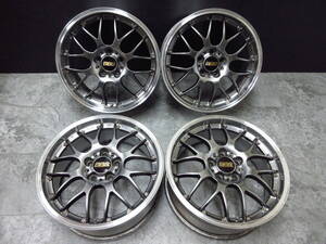  BBS RS-GT 18インチ 美品 ノア ボクシー エスティマ クラウン プリウス ヤリスクロス シビック インテグラ オデッセイ CH-R セレナ