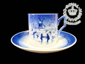 KYF889 ROYAL COPENHAGEN ロイヤルコペンハーゲン YEAR CUP 1989 カップ＆ソーサー 箱入り 