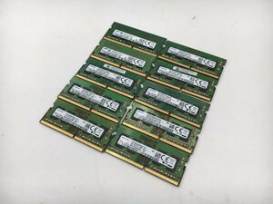 ♪▲【Samsung】ノートPC用 メモリ 4GB DDR4 大量 部品取り 10点セット まとめ売り 0530 13