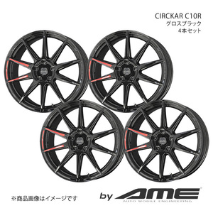 CIRCLAR C10R アルミホイール 4本セット ブーン M7#0S(2016/4～)【16×6.5J 4-100 +45 グロスブラック】 共豊