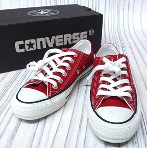 m001 G(80) 未使用 コンバース オールスター スニーカー レッド 23.5cm 1CK563 CONVERSE ALL STAR 100 COLORS OX 100 カラーズ 32861792