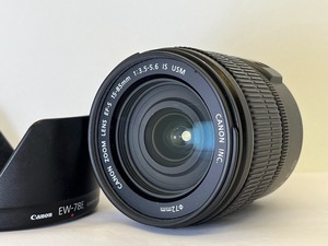 ★極上美品★ キャノン CANON EF-S 15-85mm F3.5-5.6 IS USM ★EW‐78Eレンズフード付★　＃0810-4