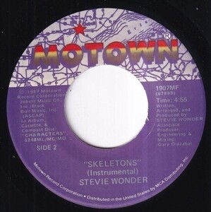 Stevie Wonder - Skeletons / Skeletons (Instrumental) (A) SF-L214