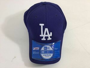 ★未使用★ NEW ERA／ニューエラ　LA ブルー　キャップ　L~LX 帽子　MLB ロサンゼルス　オフィシャル　メジャー