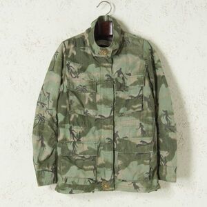 美品 REMI RELIEF×Ray BEAMS レミレリーフ レイビームス ジャケット M-65 ブルゾン 迷彩 緑/薄緑/カーキ/黒 F 日本製 w0051-08-002