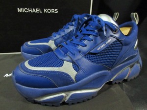 定価31,900円 マイケルコース MICHAEL KORS Ethan Mesh and Leather Trainer スニーカー 42R0ETFS3D 靴