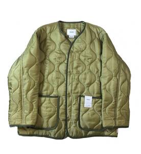 WTAPS ダブルタップス WLJ / JACKET / NYLON. RIPSTOP キルティング ジャケット コート ライナー オリーブグリーン系 241CWDT-JKM02 X 04