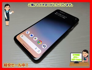 　★【46982WM】 ジャンク SoftBank Google Pixel 4a (5G) ジャストブラック 128GB SIMロック解除済 1円 ! 1スタ !