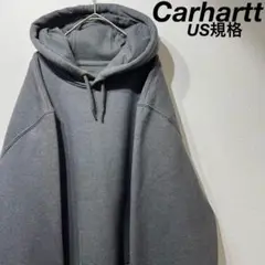 【US規格】希少 Carhartt パーカー ビッグシルエット チャコール XL