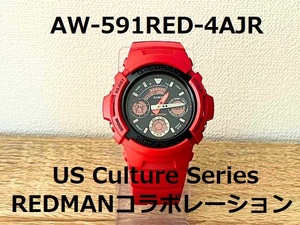 AW-591RED-4AJR US Culture Series REDMAN コラボレーション G-SHOCK Gショック CASIO カルチャー レッドマン コラボ FRANK151