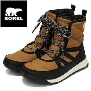 SOREL (ソレル) NL3822 WHITNEY II SHORT LACE ウィットニー2ショートレース レディース スノーブーツ 防水 286 ELK SRL071 US6.5-約23.5cm