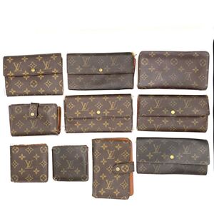 【超豪華10点セット】 LOUIS VUITTON ルイヴィトン まとめ売り モノグラム 長財布 折り財布 ポルトフォイユ 正規品 セット お得 大量 1139