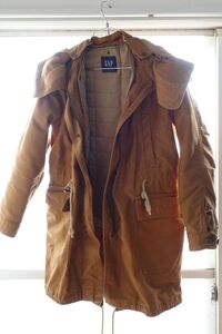 【値下】GAP ジャケット コート カーキ ミリタリー　モッズコート　988952 XXXS 156/76A