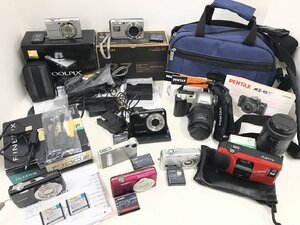 キングラム[31]カメラ ９台 まとめ CASIO Nikon FUJIFILM RICOH Konica PENTAX デジタルカメラ 一眼レフ ジャンク カシオ【送料無料】＠433