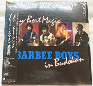 【LD/レーザーディスク/帯付】 バービー・ボーイズ 「Sexy Beat Magic BARBEE BOYS in Budokan」1987年