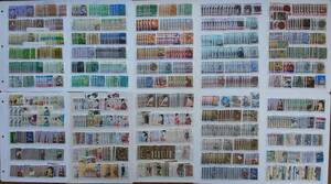 使用済み記念切手「ふるさと切手」「切手趣味週間」「国際文通週間」シリーズなど