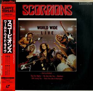 B00186141/【洋楽】LD/スコーピオンズ (SCORPIONS)「World Wide Live (1986年・SM058-3048・ハードロック)」