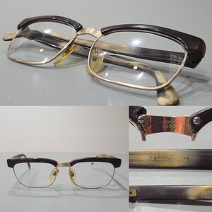 15☆100円～ RODENSTOCK ARNOLD 145 cst ローデンストック ヴィンテージ メガネ 1/20 12K 16mm 眼鏡 度入り 現状品です