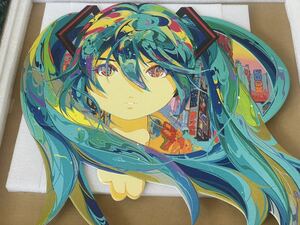 【真作】愛まどんな × 初音ミク「あの日あの時あの場所で、君の名を。」Ai☆MADONNA / ly painter kyne back side works シルクスクリーン