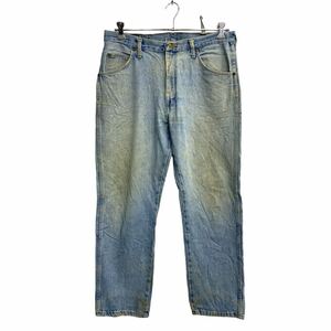 Wrangler デニムパンツ W36 ラングラー ビッグサイズ ライトブルー コットン 古着卸 アメリカ仕入 2312-460