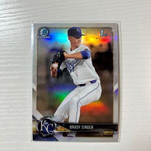 2018 Bowman Draft Brady Singer refractor