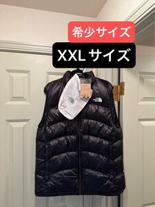 XXL 希少 THE NORTH FACE Aconcagua Vest K 24FW ノースフェイス アコンカグアベスト ダウンベスト ブラック 黒 2XL 3L ND92452 ND92243後