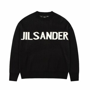 JIL SANDER X ARC’TERYX ジルサンダー アークテリクス 上着 ニット セーター コットン 長袖 厚手 ブラック 中古 Mサイズ