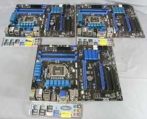 B42374 O-10405 MSI ZH77A-G43 LGA1155 マザーボード 3枚セット ジャンク